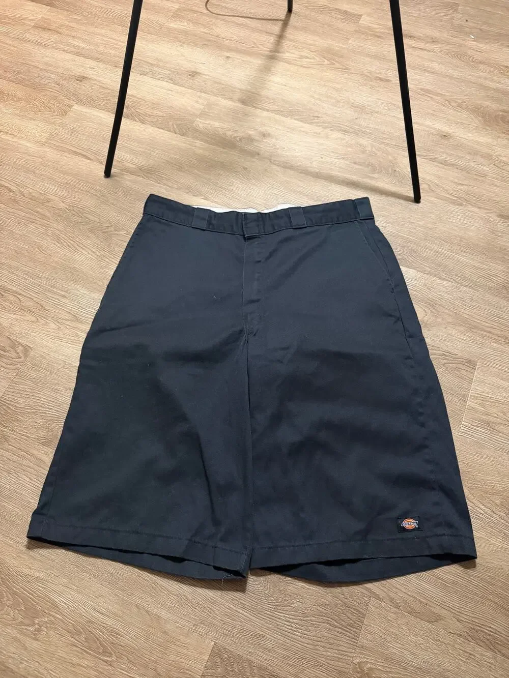 Dickies y2k 13" Loose Fit Work Shorts Black Utility Skate Workwear Mens Size 40 - Picture 1 of 3